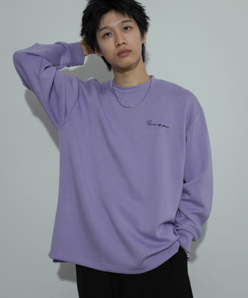 シシュウダンボールポンチロングスリーブ Tシャツ