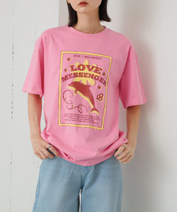 SYEE　ドルフィングラフィックTシャツ