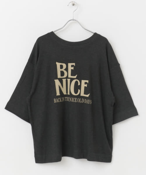 CHIGNON　BE NICE5分袖Tシャツ