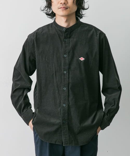 DANTON　BAND COLLAR SHIRTS LONG-SLEEVE