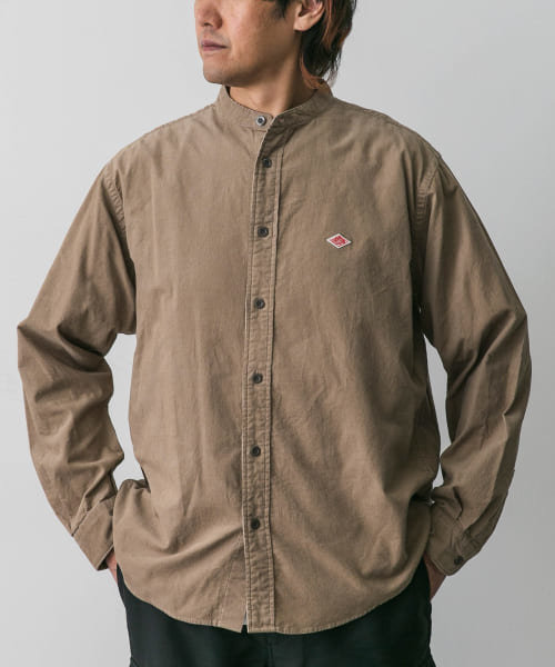 DANTON　BAND COLLAR SHIRTS LONG-SLEEVE