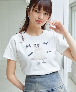 リボンモチーフTシャツ