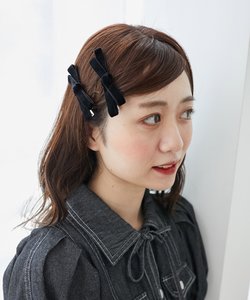 リボンヘアピンセット