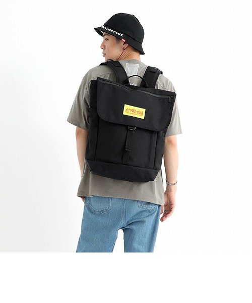 Washington SQ Backpack Reflective Yellow Label | Manhattan Portage