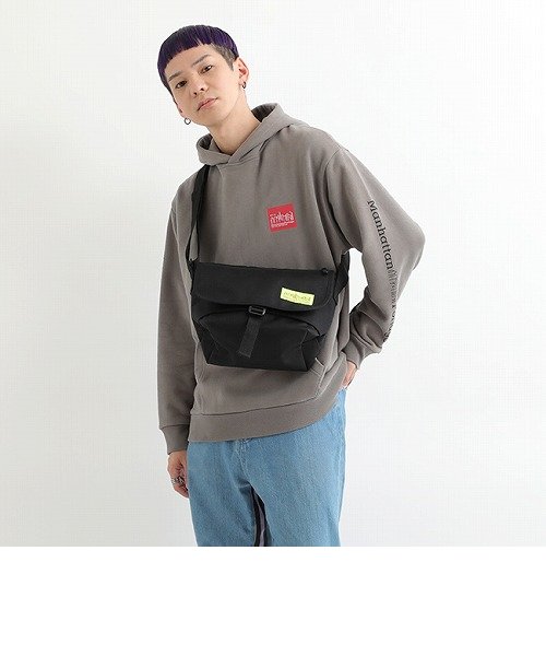 Nylon Messenger Bag JR Flap Zipper Pocket W.P.L.【オンライン限定