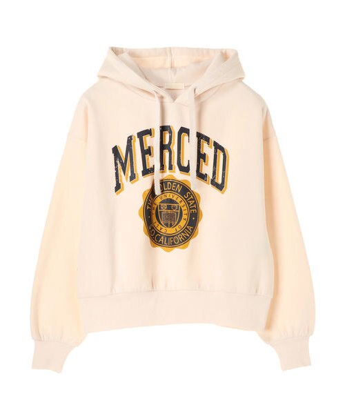 裏起毛カレッジロゴパーカー