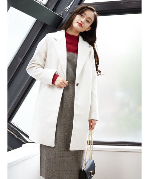 ラブリーシングル チェスター コート 人気のファッショントレンド