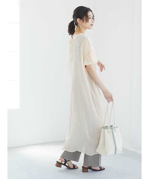 Novem 9 2wayラッフルスリーブワンピース Green Parks ク リーンパークス の通販 Mall