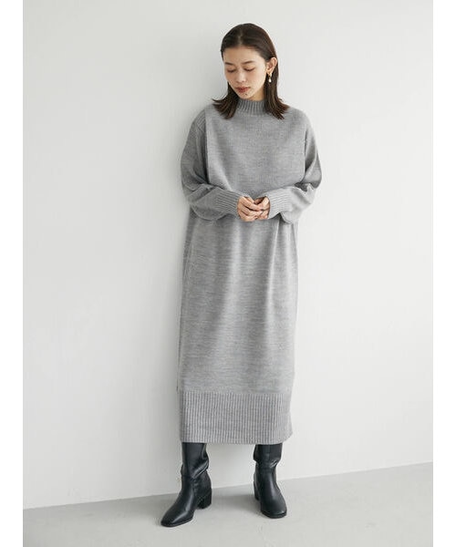 年代別 素敵見えのコツは 30代 40代 50代のニットワンピースコーデ Mall