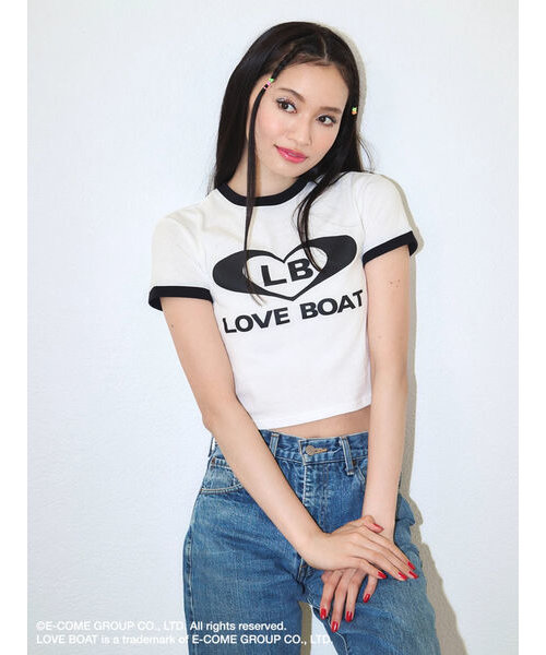 ■LOVE BOAT ロゴptミニTシャツ