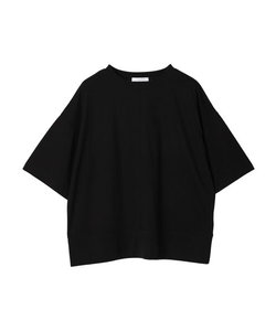 接触冷感裾リブTシャツ