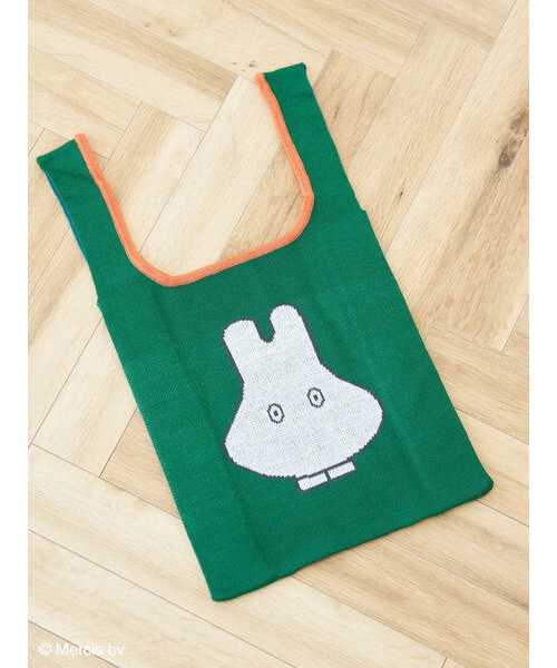 miffy/ジャガードニットバッグ