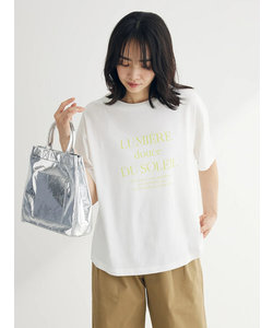 フェミニンロゴボックスTシャツ