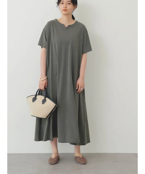 スキッパーポケット付きワンピース American Holic アメリカンホリック の通販 Mall