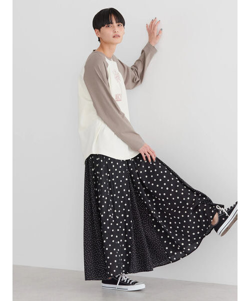 Double Satin Panel Skirt 完売品-toeic.or.id