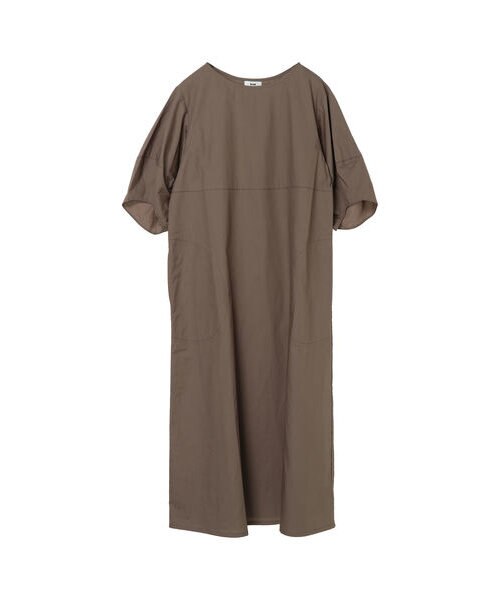 立体パフスリーブラウンドポケットワンピース Koe コエ の通販 Mall