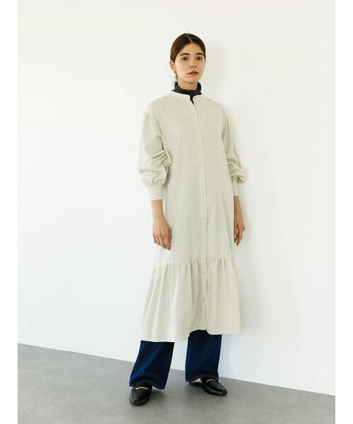 コーデュロイティアードシャツワンピース Koe コエ の通販 Mall