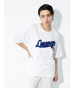 【ジェンダーレス】サガラ刺繍ベースボール半袖Tシャツ