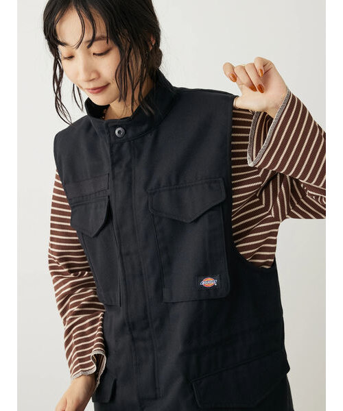 DICKIES ブラッシュドツイルM65ベスト