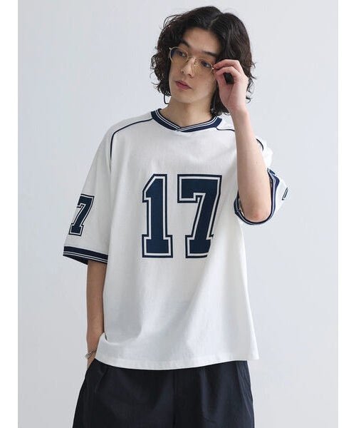 【ユニセックス】フットボールシャツ