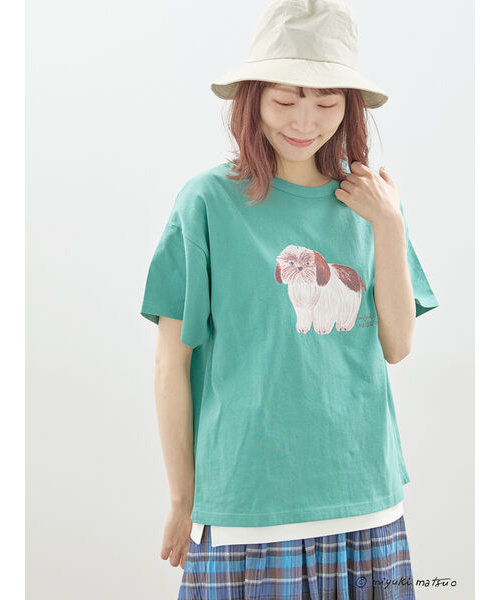 【miyuki matsuo×Samansa Mos2】プリントTシャツ