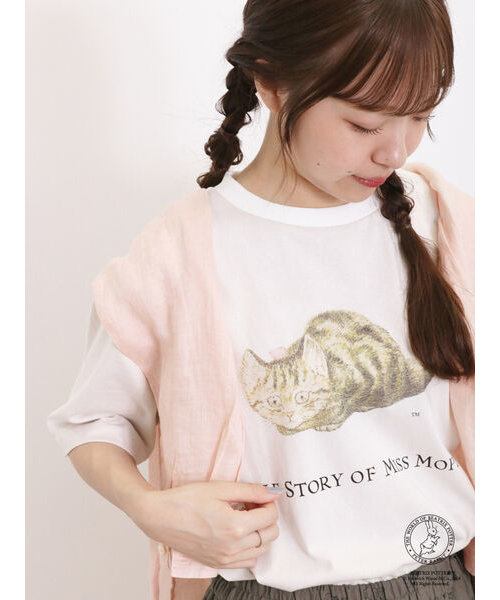 【PETER RABBIT(TM)×Samansa Mos2】モペットTシャツ