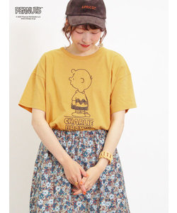 【PEANUTS×Samansa Mos2】刺繍Tシャツ