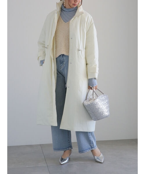 Todayful キルティングニットコート （コートの種類を徹底解説！シーン  