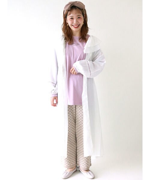 ラッフル袖レースワンピース Ehka Sopo エヘカソポ の通販 Mall