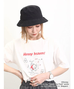 【Disney】くまのプーさん/ロゴ×アートTシャツ