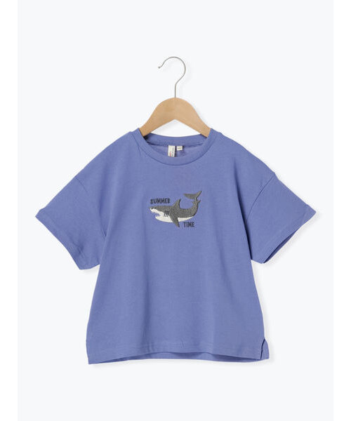 サメ刺繍Tシャツ