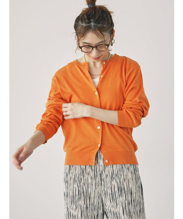 カーディガン（オレンジ/橙色）通販 | u0026mall（アンドモール）三井ショッピングパーク公式通販