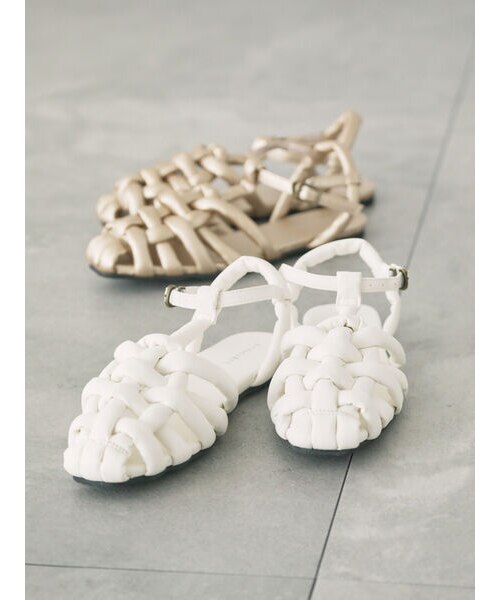 新品 Lugnoncure ルノンキュール トング フラット サンダル M 仰々しく 茶 