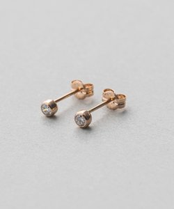 K18 ダイヤモンド 0.1ct ピアス「ブライト」