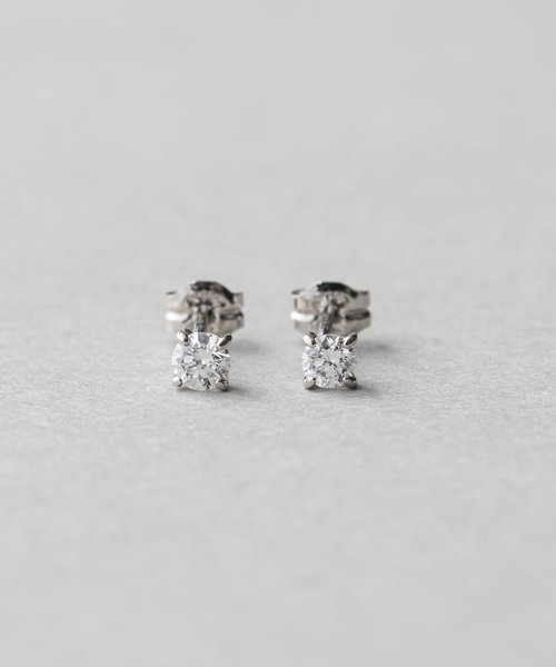 PT900 ダイヤモンド 0.2ct ピアス「ブライト」 | ete（エテ）の通販