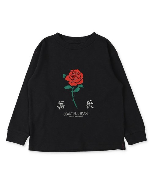 天竺 薔薇 と 平和 Tシャツ