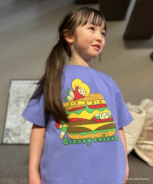 天竺 マムアン BURGER BIG Tシャツ