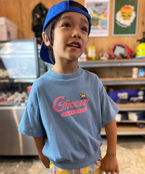 GROOVY PARK CAFE 裾リブTシャツ