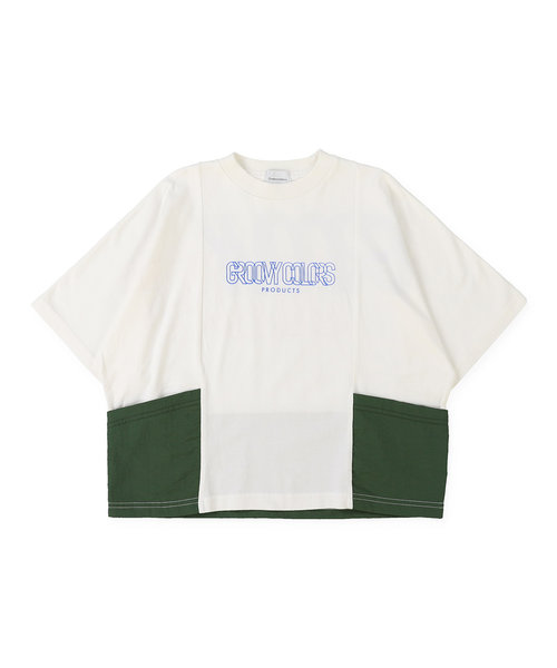 切り替えWIDEシルエット Tシャツ