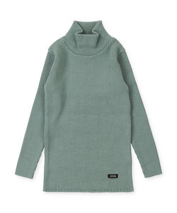 Washable Cotton Knit Turtleneck