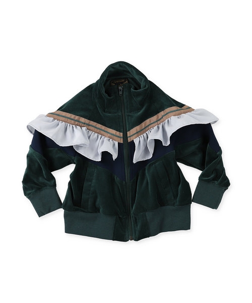 Velour Frill Jacket