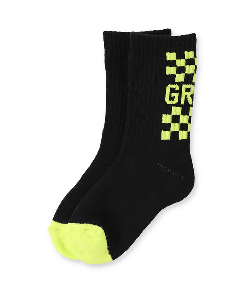 GROOVY Chec ker Flag Socks