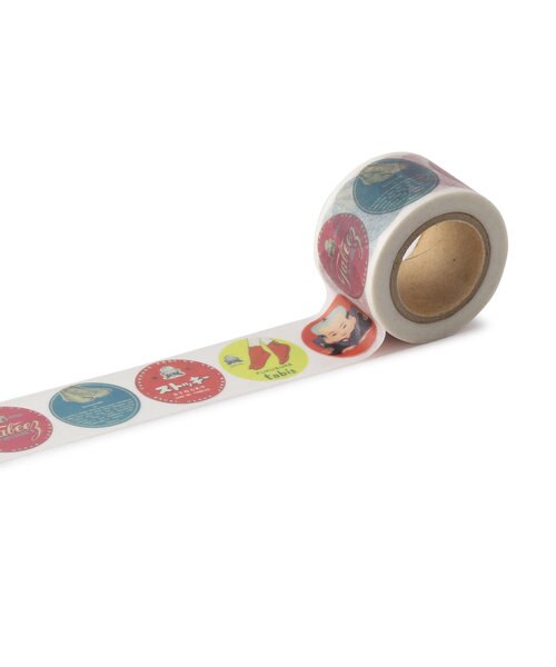 レトロポスター柄 マスキングテープ 30mm 福助 フクスケ の通販