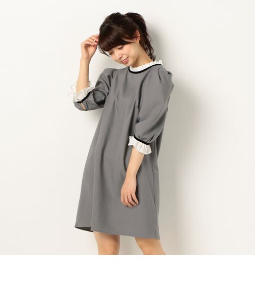 衿フリルパワーショルダーワンピース Archives アルシーヴ の通販 Mall