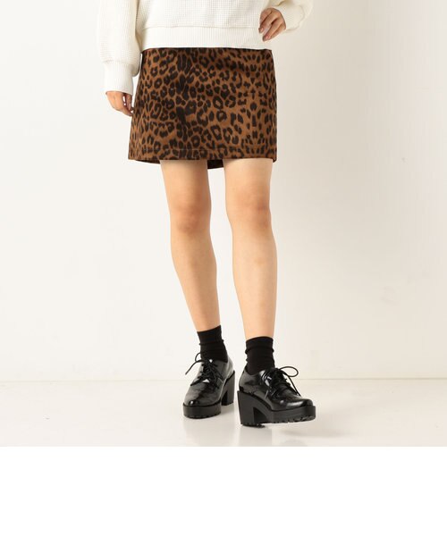 ヒョウ柄台形ミニスカート Archives アルシーヴ の通販 Mall
