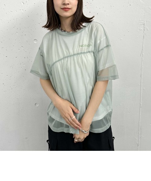 ギャザーチュープルオーバー×ＴシャツＳＥＴ