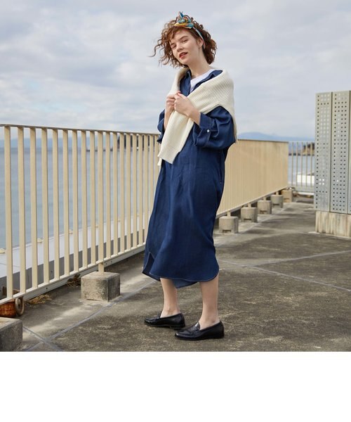 テンセルデニムスキッパーワンピース Doux Archives ト ゥ アルシーヴ の通販 Mall