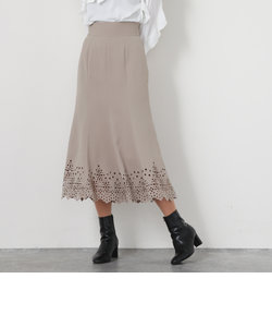 裾刺繍マーメードスカート