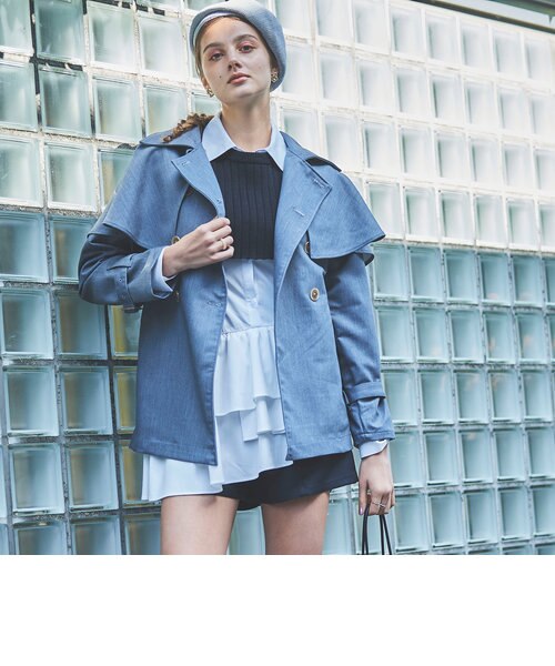 素晴らしい価格 イデアルーチェ❤︎5ウェイケープトレンチ イデア