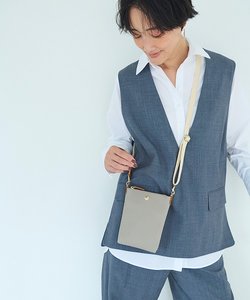 【BREATH TOPKAPI】 SCOTCH GRAIN スコッチグレイン ネオレザー サコッシュ スマホ ショルダーバッグ【キズ 雨 にも強い】【VERY 掲載】